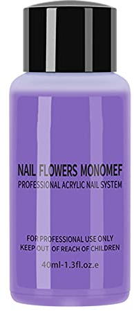 Acryl Liquid für Nägel, Monomer for Acrylicl, nicht vergilbende Maniküre-Kristallpulver-Schnitzflüssigkeit 40ml
