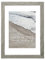 Hama Bilderrahmen „Waves“, 20x30cm (Holzrahmen, Fotorahmen, Hochformat, Querformat, zum Hängen, Hinstellen, Aufsteller, Hängevorrichtung, Bildformat 20 x 30 cm) Grau