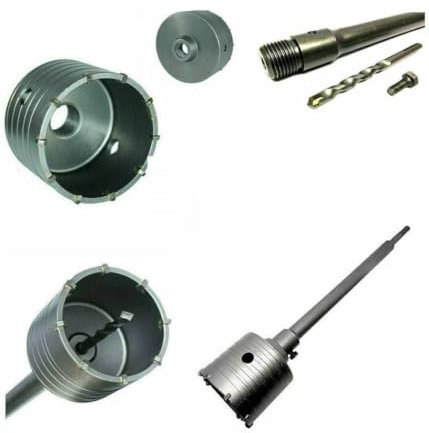 OISE ART STORE Trade Shop - Lochfräser 30 mm Kernbohrer mit Schaft SDS Max 100 cm Beton Beton