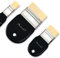 LUNDOME 3 PCS Flat Paddle Paint Brush Set, Nylon Painting Brushes for Acrylic, Oil, Paint, Varnishes, Watercolor, Painter, Students, Artist and Watercolor Brushes Paints (1, 2, 3), pwb-400