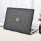 Vozehui Kompatibel mit MacBook Pro 13 Zoll Gehäuse M2 2023 2022 2021-2016 A2338 M1 A2251 A2289 A2159 A1989 A1708 A1706,Elegantes Leder Kunststoff Hartschale & Tastatur Abdeckung, Schwarz (Tartan PVC)