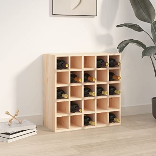 Générique Armoire à vin 56x25x56 cm Bois de pin Massif,Meubles,Armoires & Meubles de Rangement,Caves à vins & spiritueux,Brun,25.22 LB,821537
