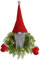 Weihnachtskranz,Weihnachtsgirlande,Künstliche Girlande Weihnachten,Tannengirlande Weihnachtskranz Künstlich Deko Adventsgesteck Weihnachtsmann Deko Draußen, Weihnachtskugeln Weihnachtsdeko
