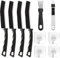 4PCS Crevice Cleaning Brush UK, 10Pcs Cleaning Tool Set, Bathroom Groove Gap Magic Brush Cleaner for Kitchen, Grout, Shower, Tile, Narrow Small Spaces, Sink, Windows Cleaning Supplies
