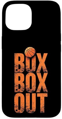 BUX BOX OUT Basketball-Design Hülle für iPhone 15