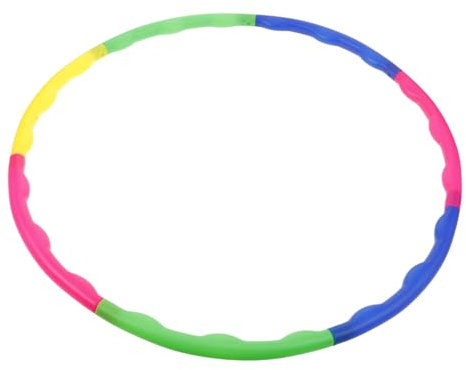 Yardwe Abnehmbarer Junge Mädchen-Reifen Bunter Leichter Übungsreifen Für Indoor Sport Interaktiv Sicher Für Spielplätze Kindergärten Und Fitnessübungen Junge Mädchen