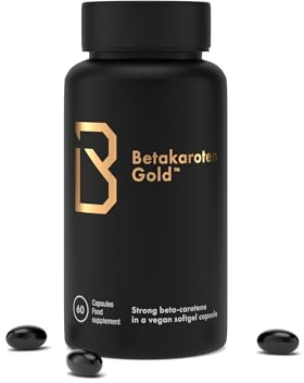 Good For Me Tanning Tablets Supplement (60 Capsules) | 1 Month Supply of Betakaroten Gold® Black Edition with 7.5mg Beta Carotene per Capsule | High Dose & Premium Nordic Quality Tanning Capsules