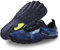 FELOVE Badeschuhe Wasserschuhe Strandschuhe Surfschuhe Barfuß Schuhe,Breathable Schwimmschuhe Hausschuhe Yoga Schuhe für Wassersport für Damen Herren, Schwarz & Blau, L(38/39EU)