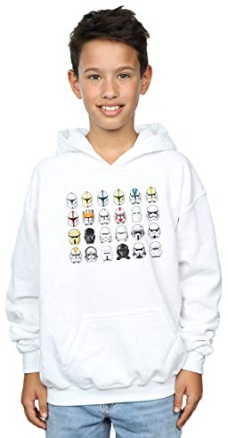 Absolute Cult Star Wars Boys Trooper Helmets Hoodie