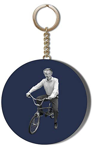 Gift Insanity SID JAMES CHOPPER BIKE BLUE 58mm Long Chain KEYRING BOTTLE OPENER