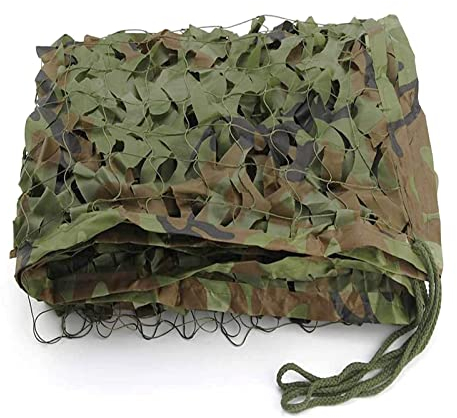 DHOUTDOORS 3x2m Tarnnetz Camouflage Netz Jagd Waldlandschaft Tarnung Net Tarnung für Camping Outdoor Sonnenschutz