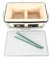 Rettangolare Giapponese Yakitori Griglia in Ceramica A Carbonella Barbecue Fornello A Carbone Hibachi Cooker Griglia Con Grate, in Piedi E Food Tong Per Esterno Interno, Beige