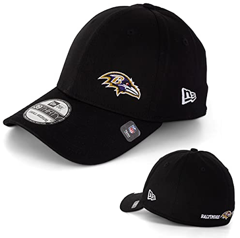 New Era Baseball Caps -39THIRTY Cap -Flawless Team Logo -MLB -NFL -NBA -Chicago Bulls -Lakers -Raiders -Yankees -Dodgers -Chiefs -Buccaneers -Saints -Sox -49ers (Baltimore Ravens, S)