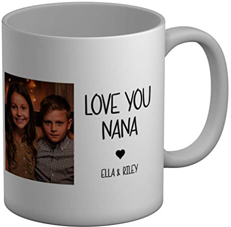 Shopagift Personalised Photo Mug Love You Nana White 11oz Large Cup