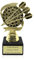 Dart Pokal mit Gravur Wunschtext | Dartspokal | Dart Scheibe als Pokal in Gold | Trophäe für Dartturniere | Wanderpokal für Darts | Pokal Gold mit Gravur 14cm | Dartpfeile und Scheibe Design Trophy