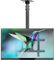 ONKRON TV Deckenhalterung für 32-80 Zoll TVs bis zu 68 kg, Wand & Decken TV Halterung höhenverstellbar, VESA 100x100-600x400, Fernseher Deckenhalterung schwenkbar, neigbar Schwarz N1L-B