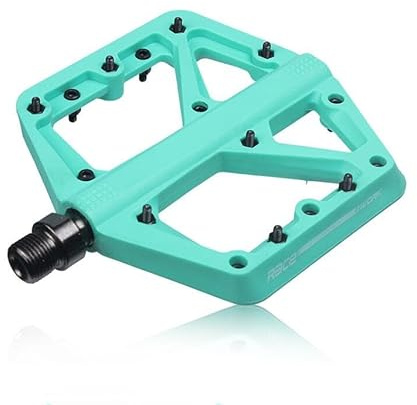Inovey 9/16 Mountainbike Pedale Nylon Fiber Du Lager Pedale Anti-Rutsch Flat Pedale Leichte Und Breite Flat Plattform Fahrrad Pedale Für BMX Road MTB -A -14mm