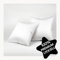 Seralino Lyocell Kissenbezug 80x80 Weiß (2er Set)| 100% Tencel - Gewonnen aus Eukalyptus | weiche hochwertige Kissenhülle | Reißverschluss | Oeko-Tex | Atmungsaktiv | Allergiker Kissenbezüge