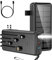 boogostore Portable Charger with Built in Cable and Wall Plug 50000mAh PD30W Fast Charging Solar Power Bank with 5 Output & 2 Input Dual LED Flashlights Phone Holder External Battery Pack (Black)