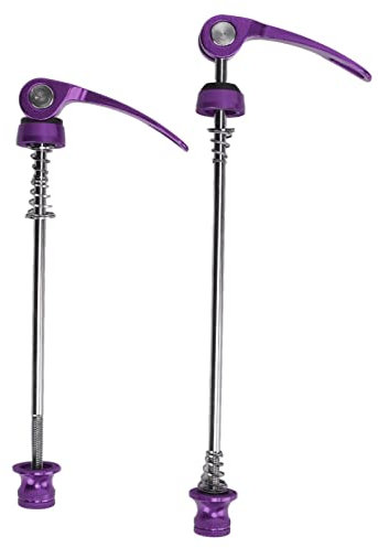 PerGar Schnellspanner-Hebel für Fahrräder, Schnellspanner aus Aluminiumlegierung, Leichte Fahrrad-Schnellspannerachse, Fahrradzubehör, Hochfester Schnellspanner (Lila)