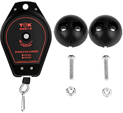 Einziehbare Feder Balancer Werkzeughalter Hanging 0,6-2kg ES620 für Fließband Schwarz