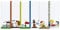 Peanuts Worldwide Peanuts Characters Notizblock, liniert, magnetisch, Einkaufsliste, 6 Stück Lucy/Snoopy/Charlie Brown/Peppermint Patty/Linus