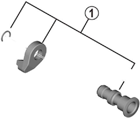 Shimano Spares RD-M8100 bracket axle unit