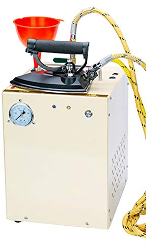 NEWTRY Electric Industrial Steam Iron Professional Ironing Station with Automatic Large Iron Boiler Stainless Steel Tank for Clothing Store Lanudry Cloth Factories (220V Voltage)