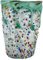 Murano Glass Drinking Glass Tumbler Blue Multi Green Yellow Silver Hand Made Millefiori (Green)