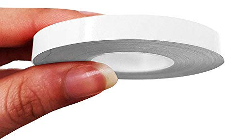 4R Quattroerre.it 10480 Trim Stripes Strisce Adesive per Auto, Bianco, 7 mm x 10 mt