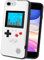LucBuy Game Case for iPhone, Back-Powered Protective Case with 36 Small Games, Colour Screen, Shockproof Video Game Case for iPhone 6/6S/7/8/SE2 – White