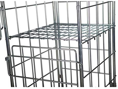 KM Bandeja intermedia - Estante adicional para roll container, optimiza el espacio, facilita la organización, fabricado en acero zincado, resistente y duradero, ideal para almacenes y supermercados