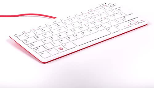 Raspberry Pi Keyboard - UK Layout (Red/White)