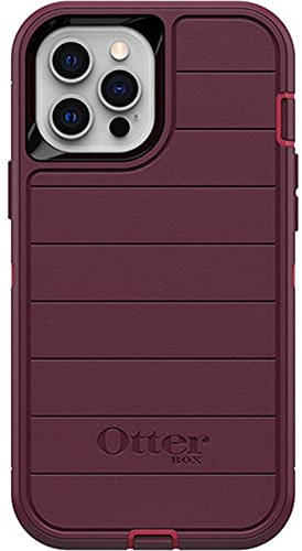 OtterBox Defender Series Rugged Case for iPhone 12 PRO MAX - Case Only - Case - Non Retail Packaging - with Microbial Defense (Berry Potion)