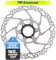 Shimano Fahrrad Bremsscheibe Deore SM-RT54 160mm |180mm, Center-Lock, silber Edelstahl MTB (160mm) + MSZweirad Zahnkranzabzieher & Kassetten Verschlussring