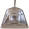 Recogedor de metal vertical de acero inoxidable de 85 cm con mango largo para interiores y exteriores, para el hogar, cocina, oficina, hogar, pieza de barrido