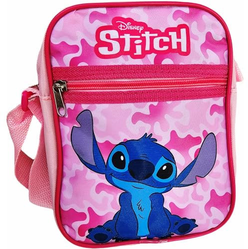 Sac à bandoulière pour enfant pour garçon et épaule, réglable, sac banane pour voyage, sport, loisirs, gadgets (pour fille STITCH)