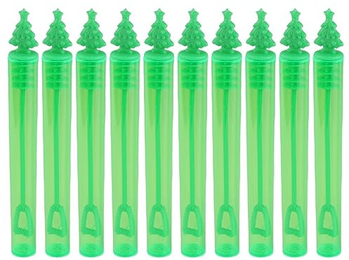 Cymwer Bunte Seifenblasen-Stab-Sets, Partyzubehör, Ostern, Mini-Sprudelstäbe, Hochzeitsgäste, Geschenke, Kindergarten-Sprudelstäbe, Weihnachtsthema for Kinder