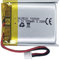 DC 3.7V 900mAh 102530 wiederaufladbare Lithium-Polymer-Batterie passend für DIY 3.7-5V elektronische Produkte mit eingebautem 2-Draht-Batterieaustausch und LED-Leuchten