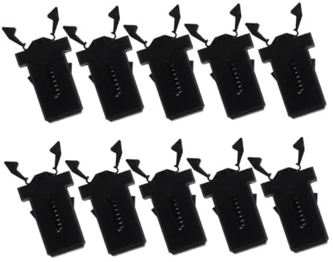 WATIIFUFU Trash Can Accessories 10pcs Bin Press and Lock Bin Lid Catch Replacement Bin Catch Plastic Easy to Use Universal for Office Garbage Can