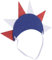 VALICLUD Patriotisches Stirnband Mit Freiheitsstatue-design Weichem Nicht Gewebtem Material Für Unabhängigkeitstag Und Patriotische Feiern