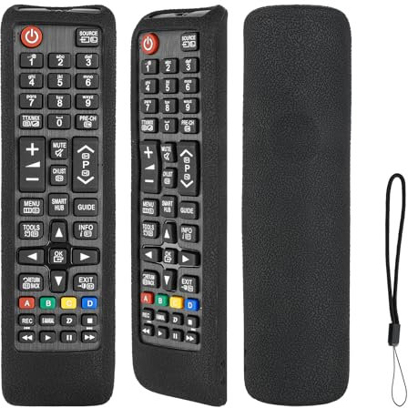 Funda para mando a distancia de silicona compatible con Samsung BN59-01175N BN59-01268D AA59-00786A BN59-01175Q BN59-01175P BN59-01189A TV mando a distancia cubierta protectora antigolpes con un