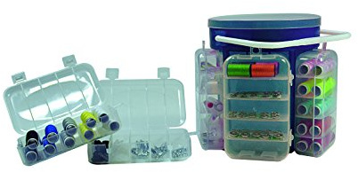 Jocca - Kit de Costura (Polipropileno, 16,5 x 16,5 x 15,5 cm), Color Azul