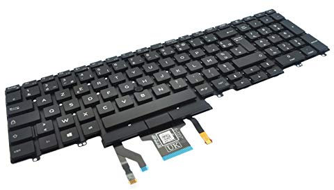 Dell Latitude 5500 5501 5510 551 & Precision 3540 3541 3550 3551 French AZERTY Backlit Keyboard VTXVN