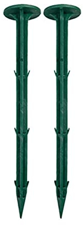KHUY Erdanker Kunststoff, Erdanker Unkrautvlies Multifunktionale Gartenpfähle Erdanker Bodenanker Gartenschlauch Erdanker für Unkrautvlies, Unkrautfolie, Rindenmulch (Color : Green, Size : 1000 pcs)