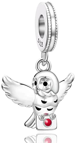HAEPIAR 925 Sterling Silber Charm für Armband Halskette Charm Dangle Owl für Frauen Mädchen Geburtstagsgeschenke