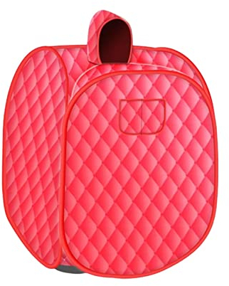 F Fityle Sauna a Vapore Personale Portatile da Sauna Interna per Sauna per Uso Domestico Spa, Rosso