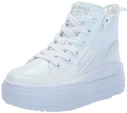 Skechers Scarpe sportive da bambina, bianco, 34 EU
