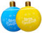 Weihnachtsdekorationen, aufblasbare Weihnachtskugeln, 2 Stück, 18,9 x 25,6 Zoll, riesige aufblasbare Weihnachtskugel, PVC, aufblasbare Weihnachtsballons für Hof, Garten, Terrasse, Weihnachtsdekoration