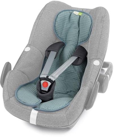 Priebes Coolair 2in1 Sitzauflage Babyschale Reboarder Gruppe 0 I Schonbezug 2 seitig verwendbar Meshstoff & Baumwollstoff I Sitzeinlage waschbar & atmungsaktiv I Sitzverkleinerer